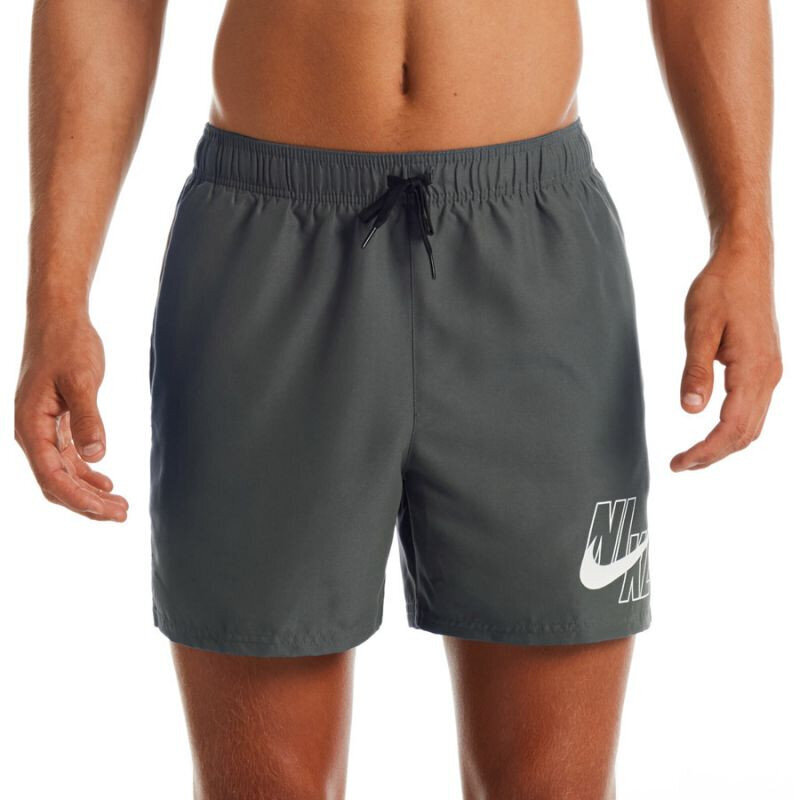 Maudymosi šortai vyrams Nike Volley Swim Logo Lap 5 "M Nessa566, pilki цена и информация | Maudymosi šortai, glaudės | pigu.lt