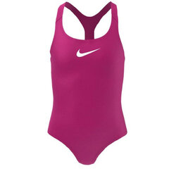 Maudymosi kostiumėlis mergaitėms Nike Essential YG Jr Nessb711 672, rožinis цена и информация | Купальники для девочек | pigu.lt