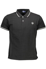 Vyriški polo marškinėliai Sergio Tacchini, juodi kaina ir informacija | Vyriški marškinėliai | pigu.lt