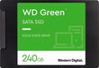 SSD diskas|WESTERN DIGITAL|žalios spalvos|240 GB|SATA 3.0|SLC|skaitymo greitis 545 MB/sek|2,5"|MTBF 1000000 valandų|WDS240G3G0A цена и информация | Vidiniai kietieji diskai (HDD, SSD, Hybrid) | pigu.lt