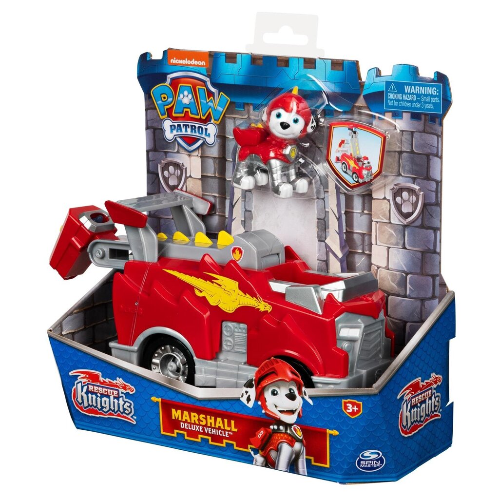 Transporto priemonė Rescue Knights Marshall Šunyčiai Patruliai (Paw Patrol), 6063585 цена и информация | Žaislai berniukams | pigu.lt