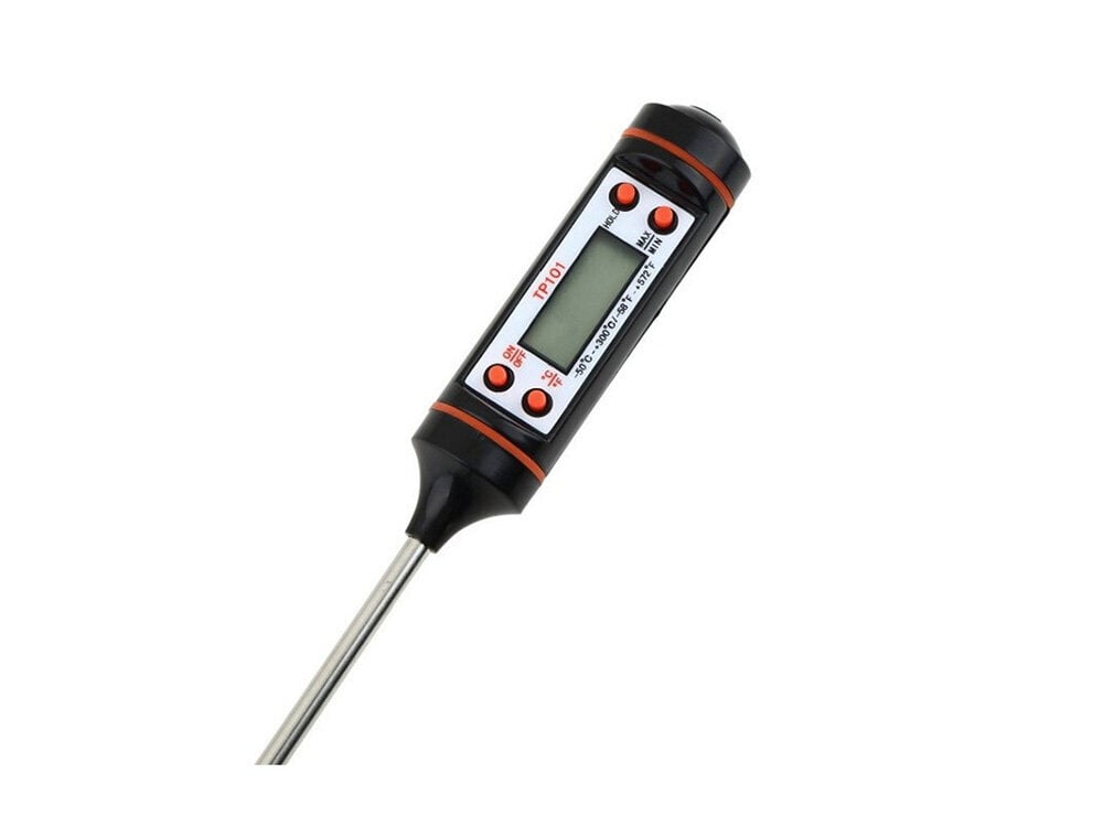 Skaitmeninis LCD virtuvės termometras kaina ir informacija | Išskirtiniai maisto gaminimo prietaisai | pigu.lt