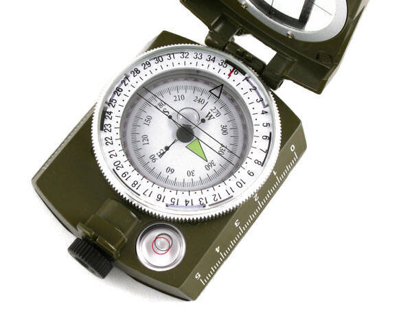Profesionalus karinis kompasas, žalias цена и информация | Kompasai | pigu.lt