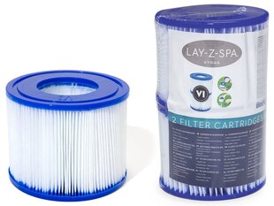 Bestway "Lay-Z-Spa" siurblio filtras, VI tipo kaina ir informacija | Baseinų priedai | pigu.lt