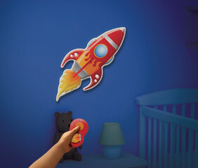 Ночной светильник - Ракета цена и информация | Детские светильники | pigu.lt