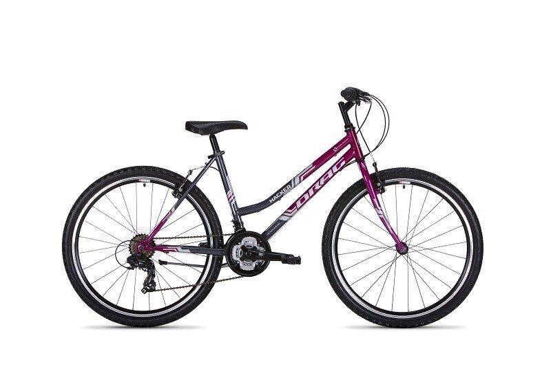 Miesto dviratis Drag Hacker Lady, 26”, 2022, violetinis kaina | pigu.lt