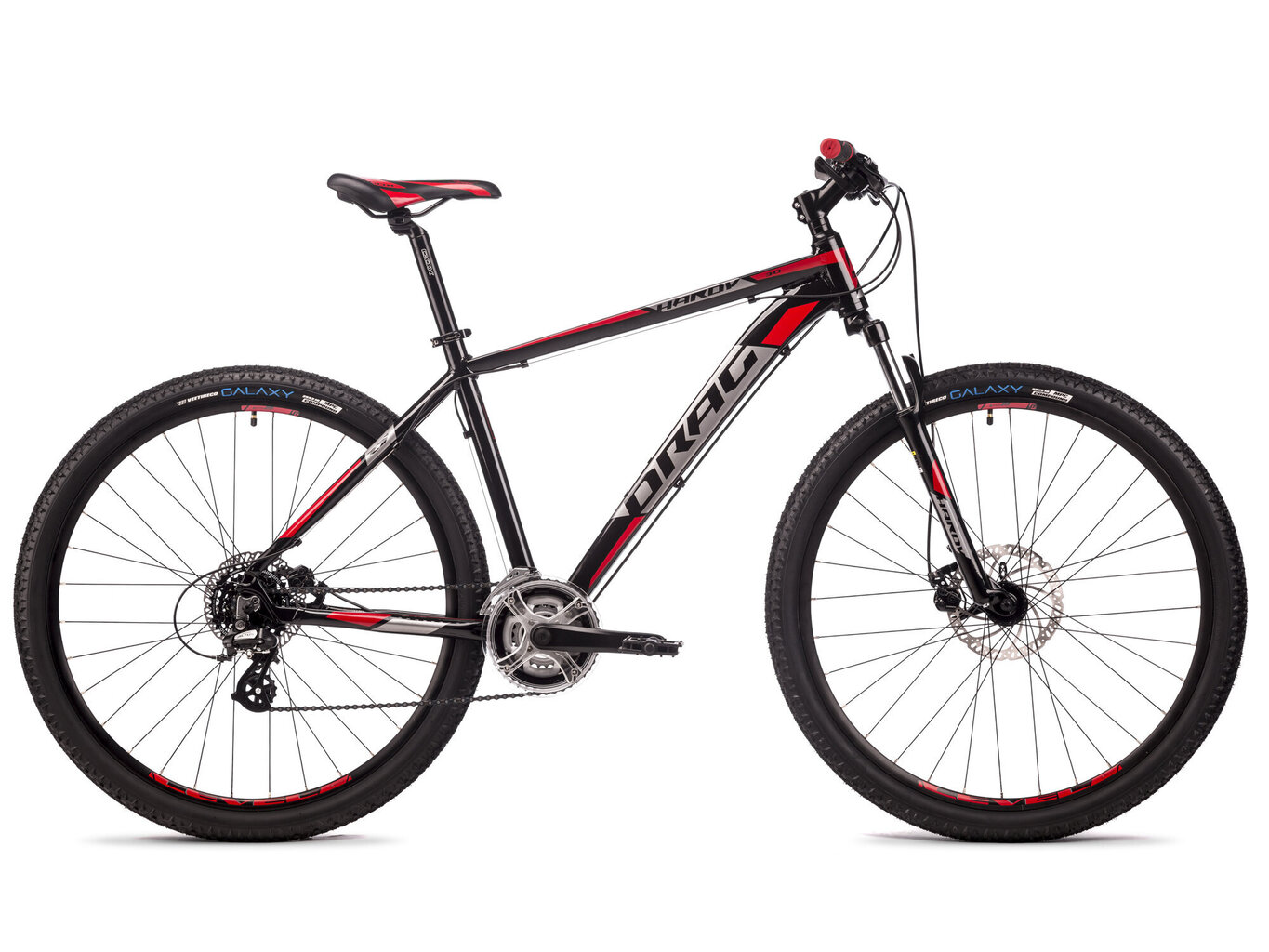 Горный велосипед Drag Hardy 3.0 AT-37 XL-21,5, 29”, 2021, черный/красный  цена | pigu.lt