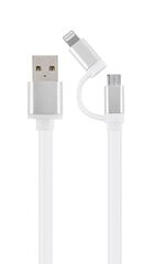 Кабель AMBERIN USB - Lightning / micro USB, 1.0 м цена и информация | Кабели и провода | pigu.lt