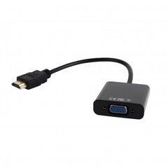 Adapteris AMBERIN HDMI - VGA kaina ir informacija | Adapteriai, USB šakotuvai | pigu.lt