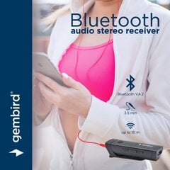 Bluetooth аудиоприемник GEMBIRD BTR-05 цена и информация | FM-модуляторы | pigu.lt