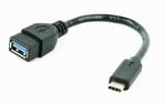 Adapteris Amberin, USB-C, USB-A, 0.2 m