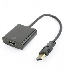 Адаптер AMBERIN USB A - USB C, 0.1 м цена и информация | Адаптеры, USB-разветвители | pigu.lt