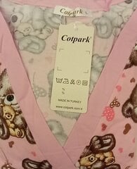 Naktinių ir chalato komplektas moterims Cotpark, rožinis kaina ir informacija | Naktiniai, pižamos moterims | pigu.lt