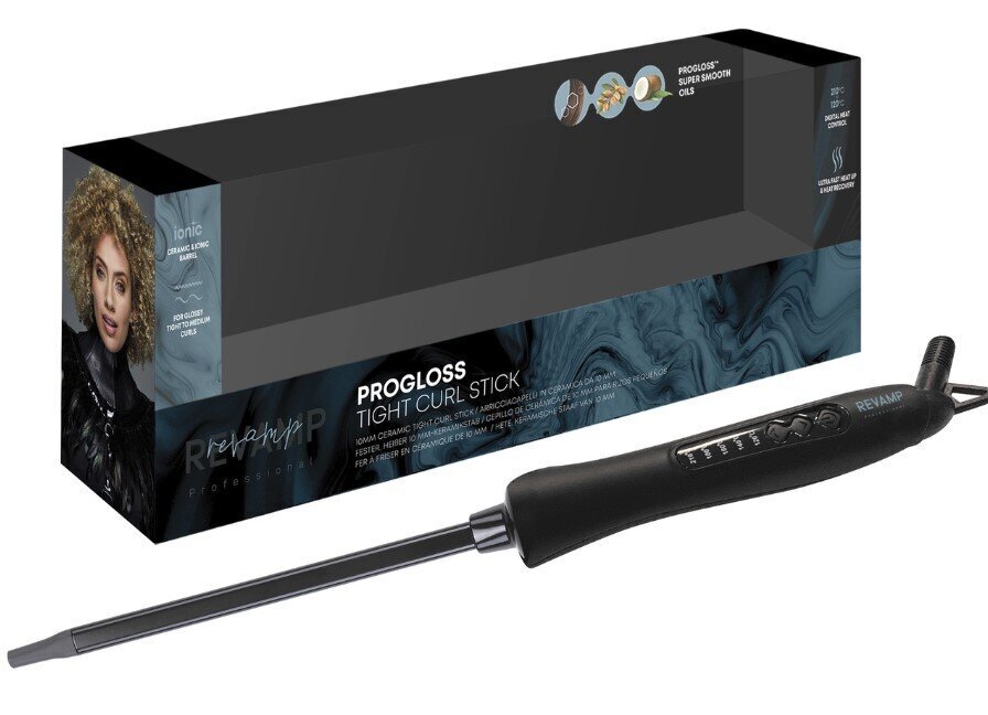 Revamp Progloss Tight Curl Stick TO-1100 kaina ir informacija | Plaukų formavimo ir tiesinimo prietaisai | pigu.lt