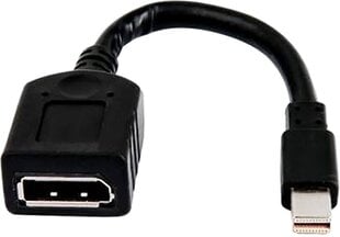 Adapteris VEFabrika Mini Displayport (vyriškas) su Displayport (moteris) v1.2 4K palaikymas kaina ir informacija | Adapteriai, USB šakotuvai | pigu.lt