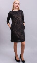 Черное платье с золотой подкладкой цена и информация | Платья | pigu.lt
