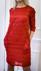 Красное платье с серебряной подкладкой цена и информация | Платья | pigu.lt