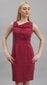 Šilkinė suknelė, raudona цена и информация | Suknelės | pigu.lt