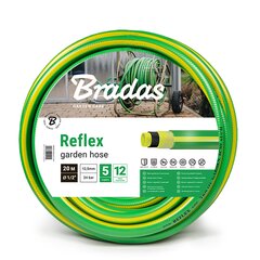 Садовый поливной шланг 5 слоев Bradas REFLEX 1/2" - 30 м цена и информация | Оборудование для полива | pigu.lt