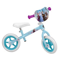 Balansinis dviratukas Huffy Frozen Kids Balance Bike 10", mėlynas/baltas kaina ir informacija | Balansiniai dviratukai | pigu.lt