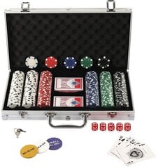 Покерный набор Texas Strong, 300 жетонов + чемодан цена и информация | Азартные игры | pigu.lt