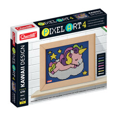 Мозаика Quercetti Pixel Art 4 KAWAII DESIGN - UNICORNO, 0795 Li цена и информация | Развивающие игрушки | pigu.lt