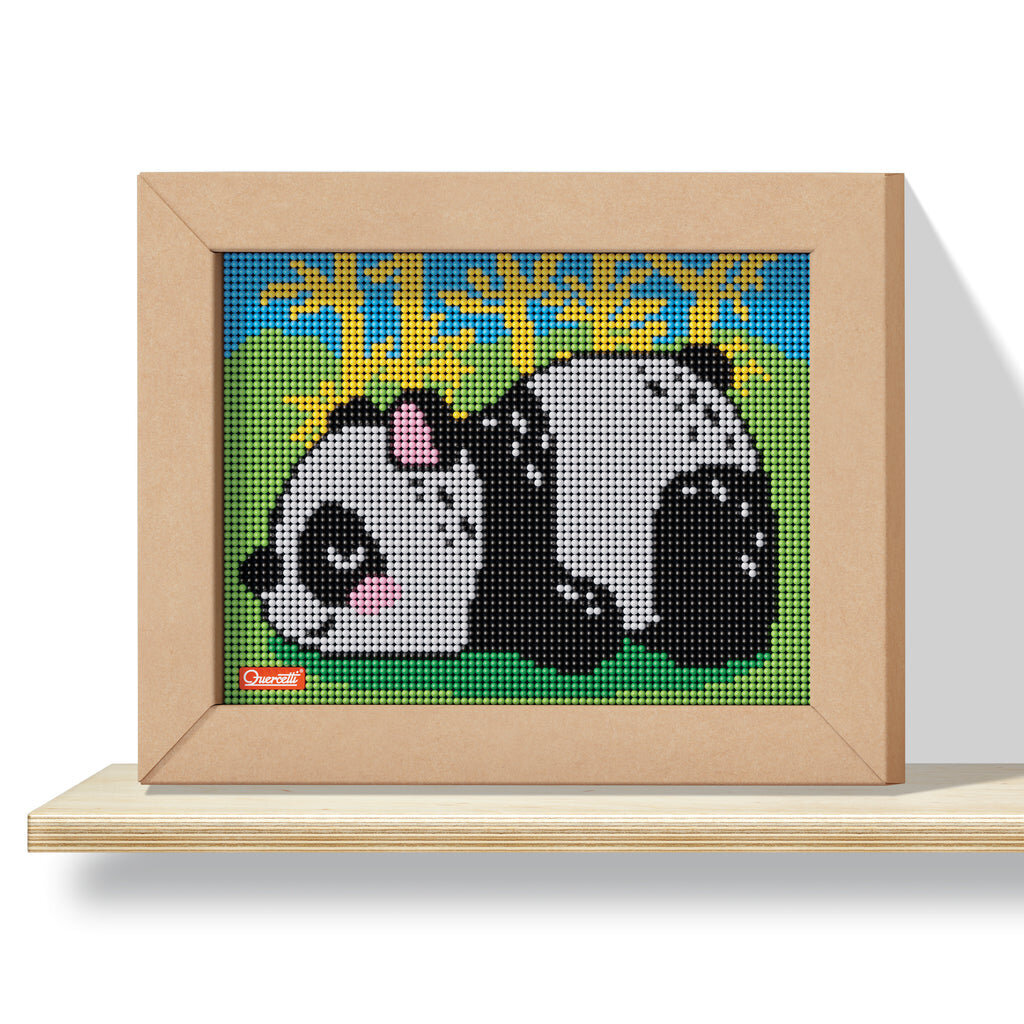 Mozaika Quercetti Pixel Art 4 KAWAII DESIGN - PANDA, 0797 Li kaina ir informacija | Lavinamieji žaislai | pigu.lt