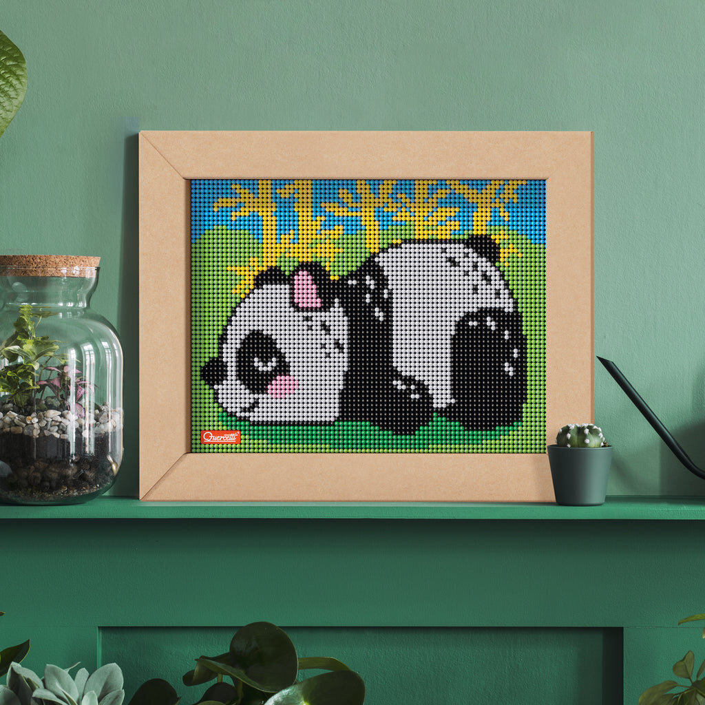 Mozaika Quercetti Pixel Art 4 KAWAII DESIGN - PANDA, 0797 Li kaina ir informacija | Lavinamieji žaislai | pigu.lt