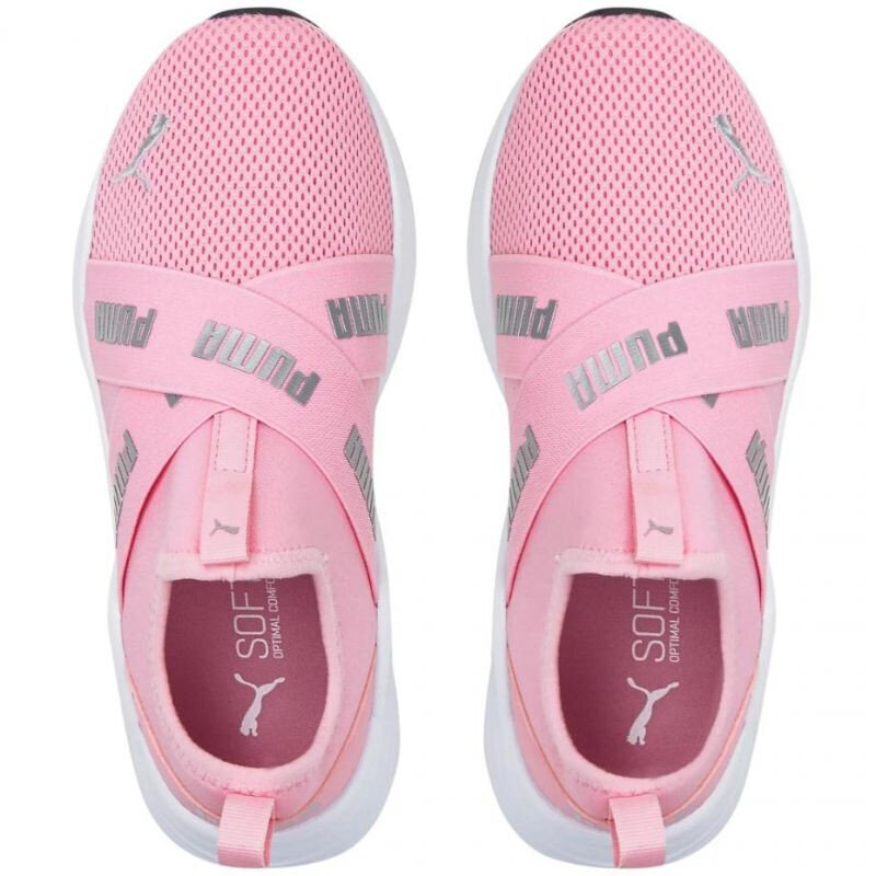 Sportiniai bateliai mergaitėms Puma Wired Run Slip 383732 01, rožiniai kaina ir informacija | Sportiniai batai vaikams | pigu.lt