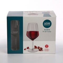 Rubin raudono vyno taurės 530ml, 6 vnt. kaina ir informacija | Taurės, puodeliai, ąsočiai | pigu.lt