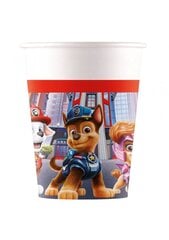 Одноразовые бумажные стаканчики "Paw Patrol: The Movie", 200 мл, 8 шт 93508 цена и информация | Праздничные декорации | pigu.lt