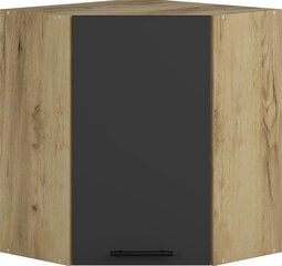 Угловой кухонный шкафчик Vento GN-60/72, черный цена и информация | Кухонные шкафчики | pigu.lt