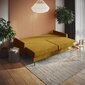 Sofa Homede Rossi 3S, geltona цена и информация | Sofos | pigu.lt