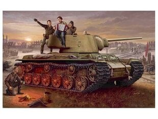 Сборная пластиковая модель Trumpeter - Russia KV-1 model 1942 Lightweight Cast Tank, 1/35, 00360 цена и информация | Конструкторы и кубики | pigu.lt