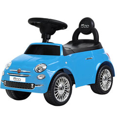 Žaislinis automobilis - stumdukas FIAT 500 - mėlynas kaina ir informacija | Žaislai kūdikiams | pigu.lt