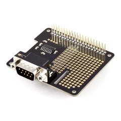 Serial Pi Plus MAX3232 - RS232 sąsaja, skirta Raspberry Pi kaina ir informacija | Atviro kodo elektronika | pigu.lt