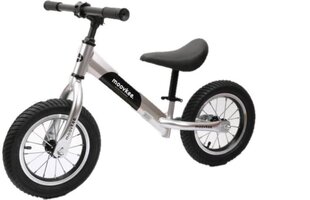 Балансировочный велосипед - Moovkee, 12", серебристый цена и информация | Балансировочные велосипеды | pigu.lt