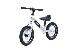 Balansinis dviratukas - Moovkee, 12 colių, sidabrinis kaina ir informacija | Balansiniai dviratukai | pigu.lt