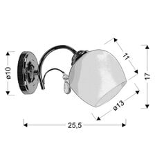 Настенный светильник 5521-76984 цена и информация | Настенные светильники | pigu.lt