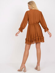 Suknelė moterims Variant 181625, rudos spalvos kaina ir informacija | Suknelės | pigu.lt