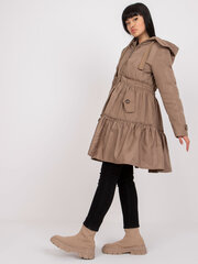 Женская темно-бежевая куртка Transitional цена и информация | Женские куртки | pigu.lt