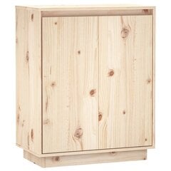 vidaXL Šoninė spintelė, 60x34x75cm, pušies medienos masyvas цена и информация | Шкафчики в гостиную | pigu.lt