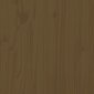 vidaXL Sieninė spintelė, medaus ruda, 80x30x35cm, pušies masyvas kaina ir informacija | Lentynos | pigu.lt