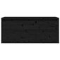 vidaXL Sieninė spintelė, juoda, 80x30x35cm, pušies masyvas kaina ir informacija | Lentynos | pigu.lt