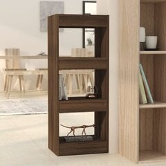 Spintelė knygoms/kambario pertvara, 40x30x103 cm, ruda kaina ir informacija | Lentynos | pigu.lt
