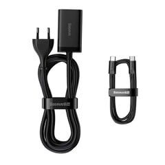 Baseus GaN3 Pro, 2x USB-C, 2x USB, 65W (black) kaina ir informacija | Krovikliai telefonams | pigu.lt