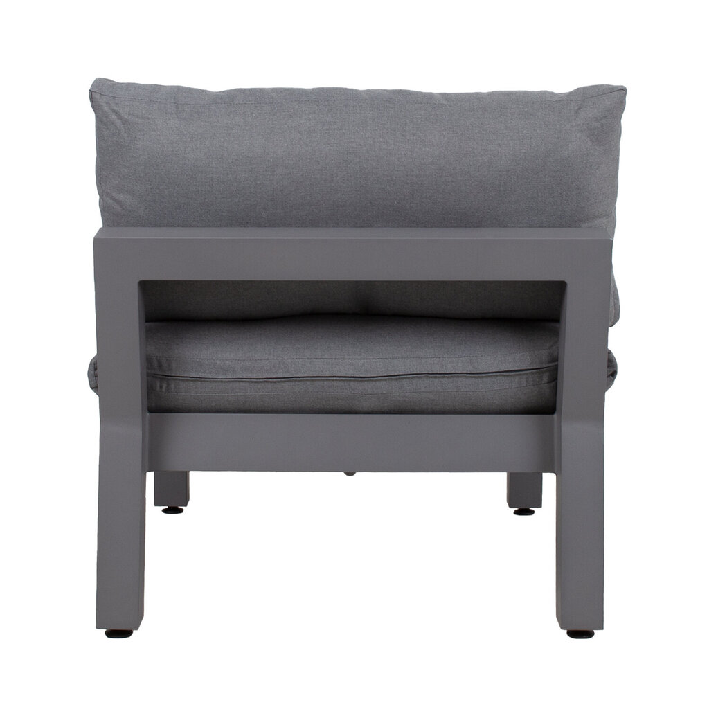 Modulinės sofos FLUFFY vidurinė dalis, pilka kaina ir informacija | Lauko kėdės, foteliai, pufai | pigu.lt