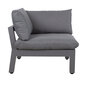 Modulinės sofos kampas FLUFFY, pilkas kaina ir informacija | Lauko kėdės, foteliai, pufai | pigu.lt