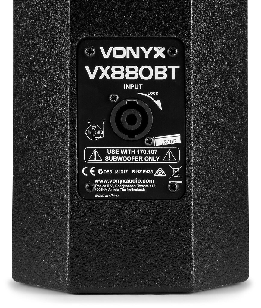 Vonyx VX880BT kaina ir informacija | Garso kolonėlės | pigu.lt