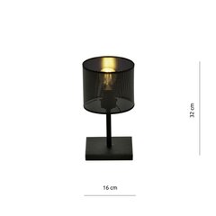 Emibig настольный светильник Jordan LN1 Black цена и информация | Настольные светильники | pigu.lt